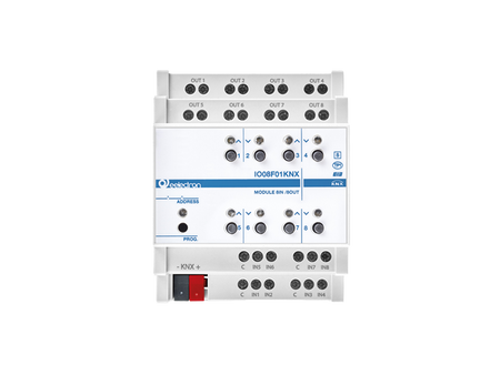 Eelectron IO08F01KNX KNX universal actuator 8-fold, 8 binary inputs