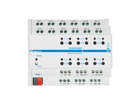 Eelectron IO12F01KNX KNX Universal Actuator 12-fold, 12 binary inputs