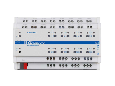 Eelectron IO16F01KNX KNX Universal Actuator 16-fold, 16 binary inputs
