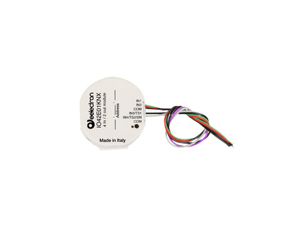 Eelectron IO42E01KNX KNX flush-mounted module 4-way binary input, 2-way switching output, BLE beacon