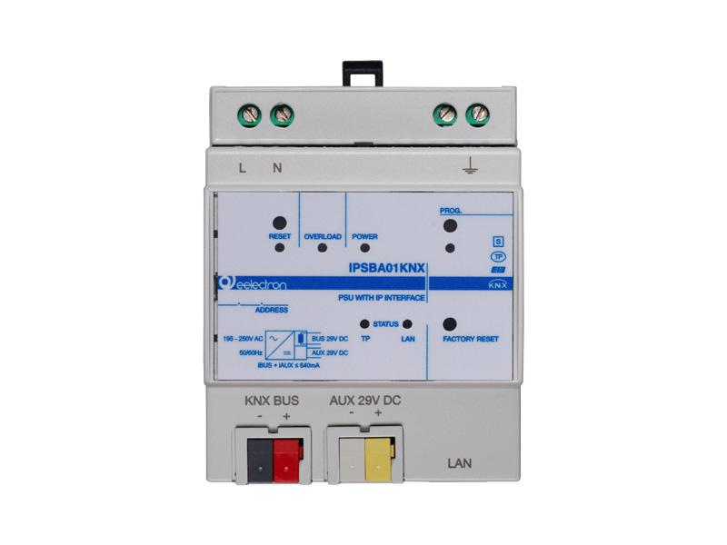 Eelectron IPSBA01KNX KNX Power Supply Secure 640 mA, with IP interface, MQTT