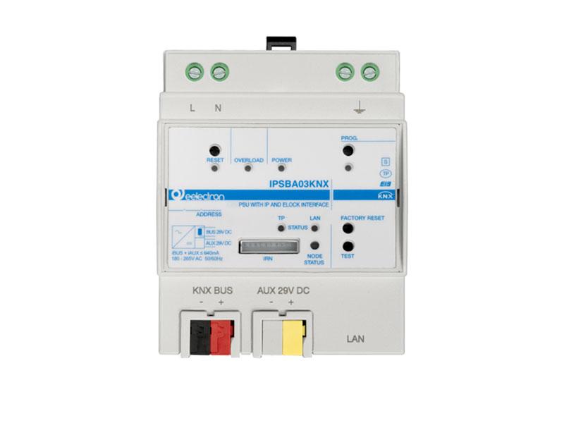 Eelectron IPSBA03KNX KNX Power Supply Secure 640 mA, with IP interface, MQTT, Salto