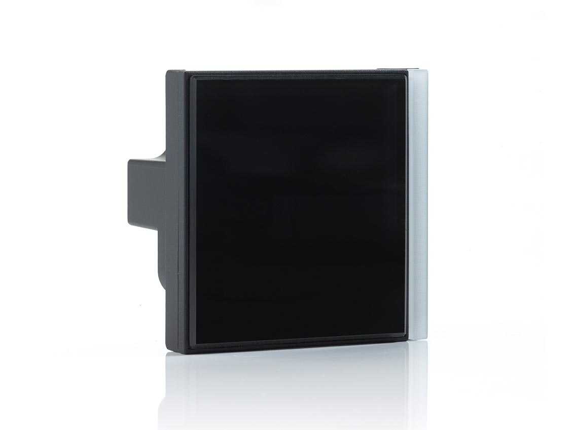 Eelectron SB40A11KNX-PLBL KNX push sensor 4-way, with thermostat – black