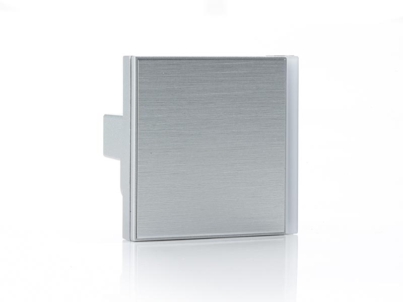 Eelectron SB40A01KNX-MT60 KNX touch sensor 4-way, with thermostat – brushed aluminum