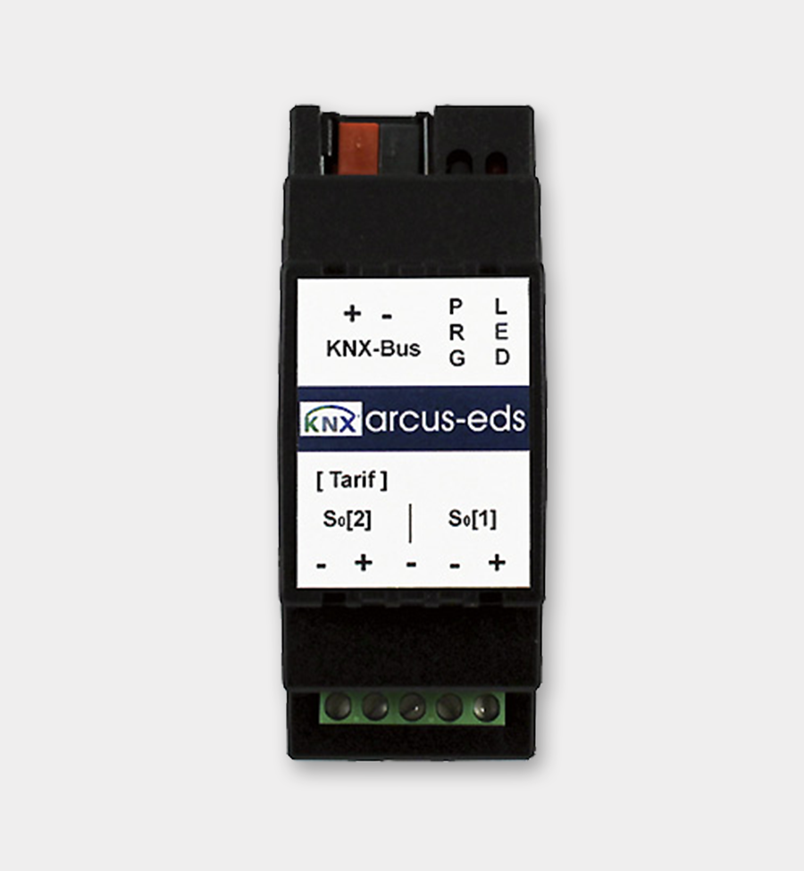 KNX-IMPZ2-REG - KNX S0 Pulse Counter, 2 Channels, DIN Rail