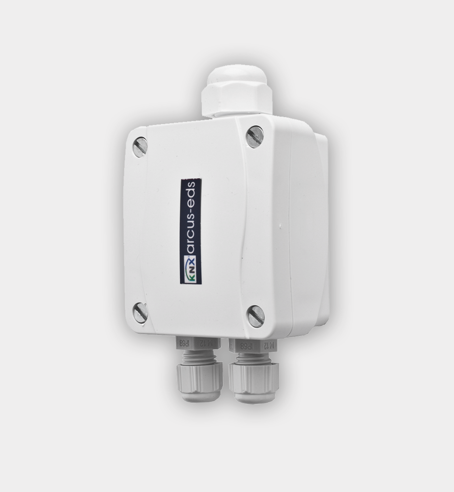 KNX-IMPZ2-SK10 - KNX S0 Pulse Counter, 2 Channels, Surface Mount, IP54
