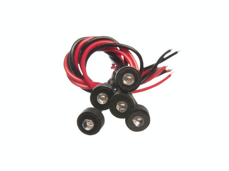 Eelectron LD00A11ACC Miniature Led Lamps White 3V With Wired Lead - 20 Pz