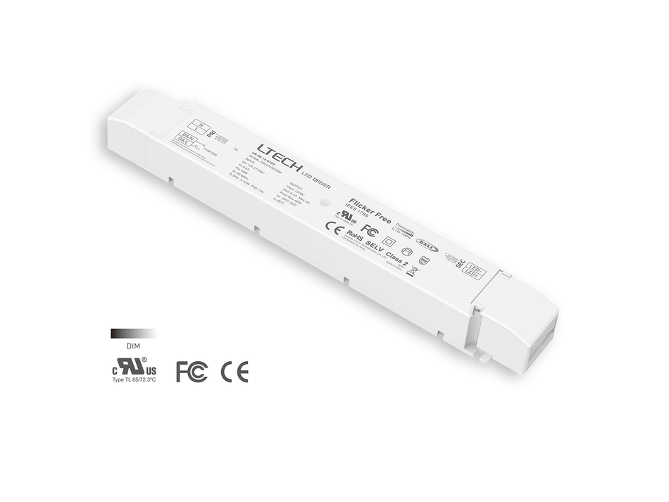 60W 12VDC CV DALI-2 Driver LM-60-12-U1D2 Rubycon capacitor UL