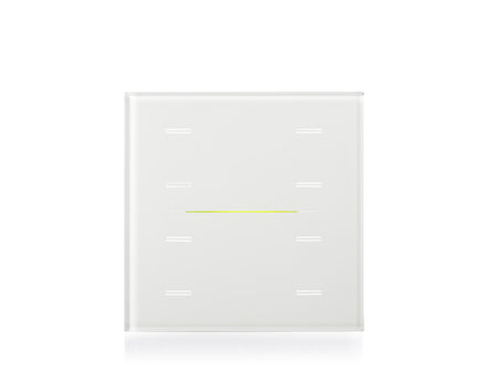 Eelectron 9025GL08L01 KNX Touch Sensor Cover GLASSPAD Line 8-speed, single – white