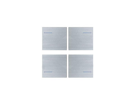 Eelectron BK04MT-SH Keypad Set 4 pieces – Metal Silver