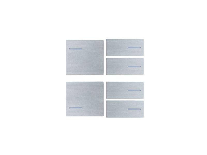 Eelectron BK24MT-SH Keypad Set 2x left, 4x right – Metal Silver