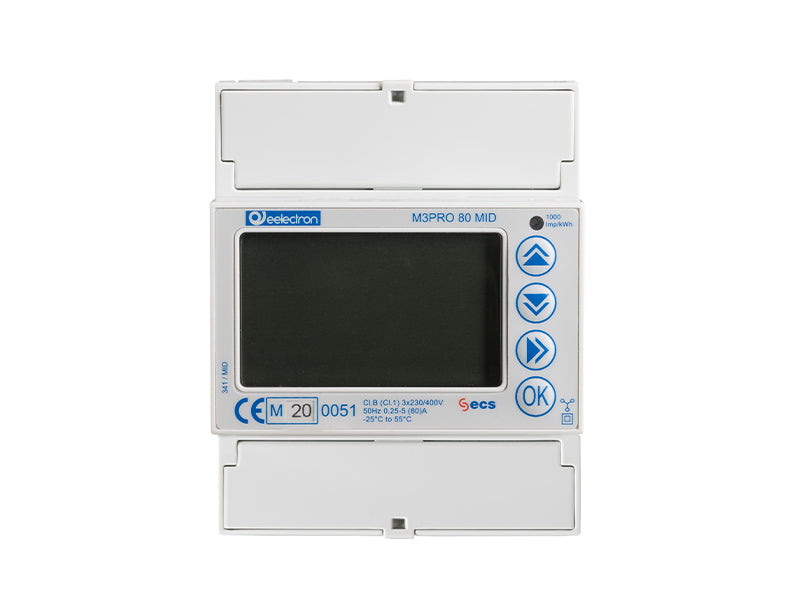 Eelectron PM30E01IRE Energy Meter 3-phase, direct, 80 A