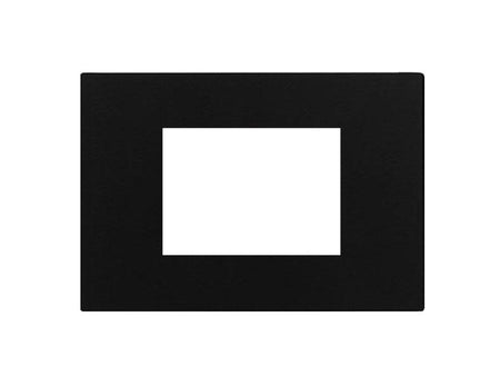 Eelectron PO45A03PL-3 Cover Frame triple – Black plastic