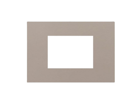 Eelectron PO45A03MV-CH OL-U Socket Cover Frame 45 mm, 3-Module – Metal Champagne