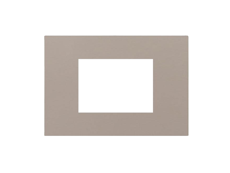 Eelectron PO45A03MV-CH OL-U Socket Cover Frame 45 mm, 3-Module – Metal Champagne