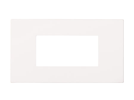 Eelectron PO45A04PL-1 Cover Frame 45 Painted Plastic White  4M
