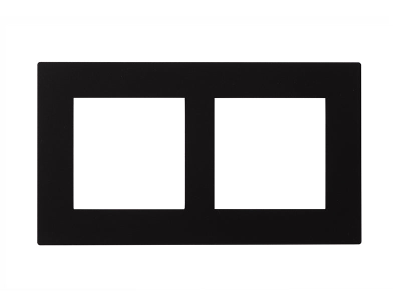 Eelectron PO55A55PL-1 Cover Frame Double 55+55  Painted Plastic White