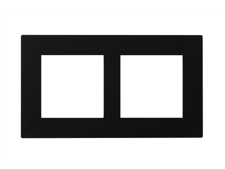 Eelectron PO55A55PL-1 Cover Frame Double 55+55  Painted Plastic White