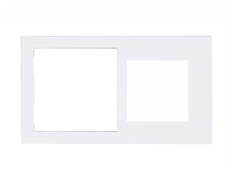 Eelectron PO71A55FX-0030 Cover Frame Double 71+55 Fenix White 0030