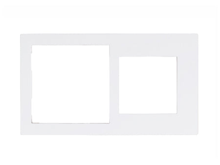 Eelectron PO71A55FX-0032 Cover Frame Double 71+55 Fenix White 0032