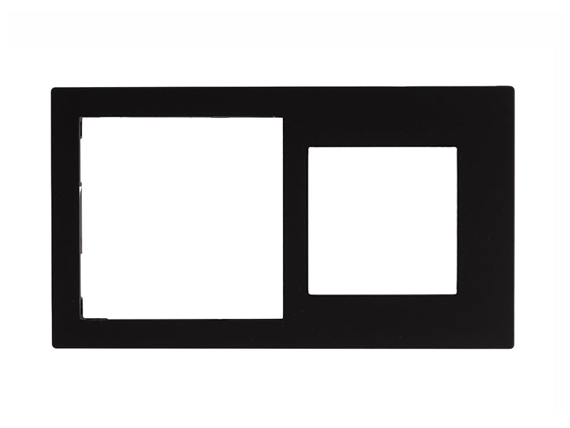 Eelectron PO71A55FX-0720 Cover Frame Double 71+55 Fenix Black 0720