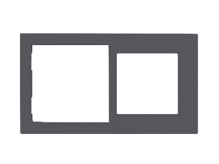 Eelectron PO71A60FX-0724 Cover Frame 71+60 Fenix Grey 0724