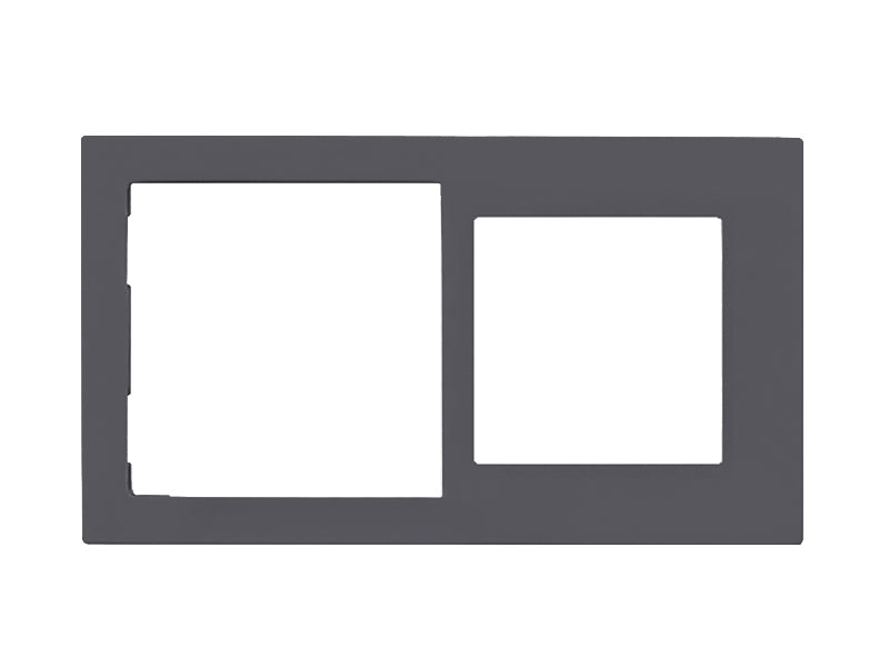 Eelectron PO71A60FX-0724 Cover Frame 71+60 Fenix Grey 0724
