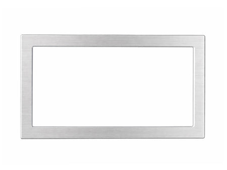 Eelectron PO71A71MT-SH Cover Frame Double 2X71 Metal Silver