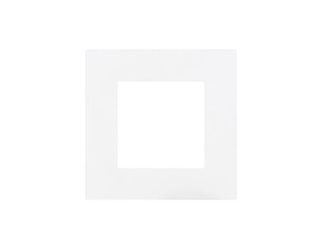 Eelectron PO55A01PL-1 Cover Frame 55 single – White plastic