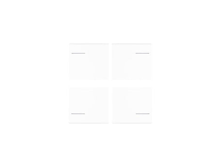 Eelectron BK04PLL-1 Keypad 4 pieces – White plastic