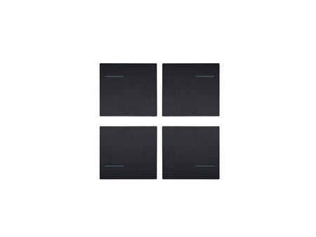 Eelectron BK04PLL-3 Keypad Set 4 pieces – Black plastic