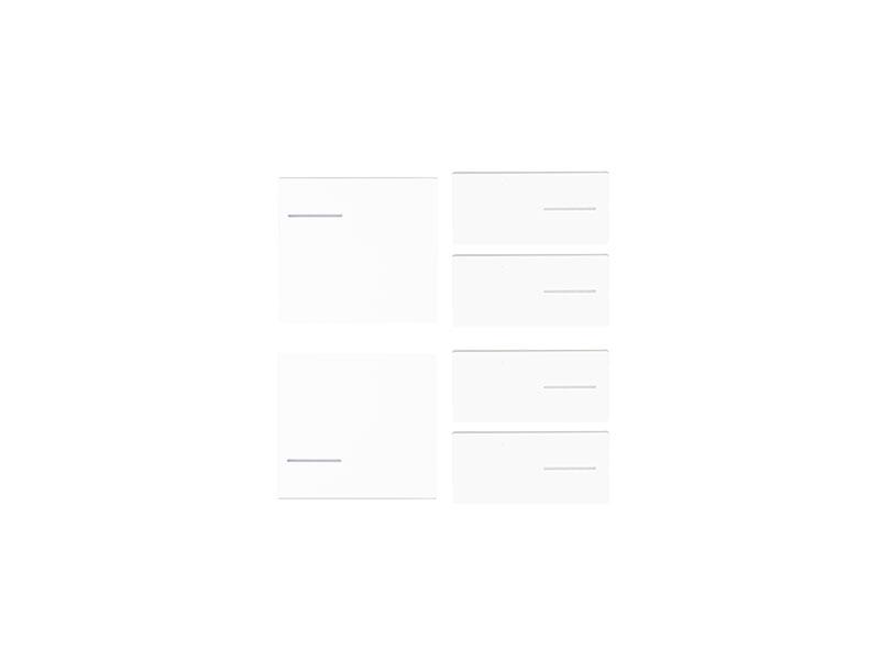 Eelectron BK24PLL-1 Keypad Set 2x left, 4x right – White plastic