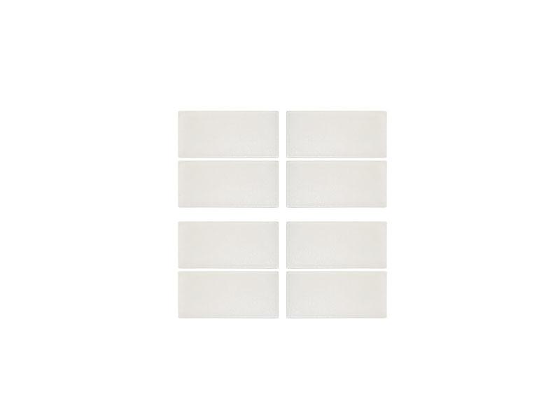 Eelectron BK08PLR Keypad 8 pieces – Raw Plastic Opaline