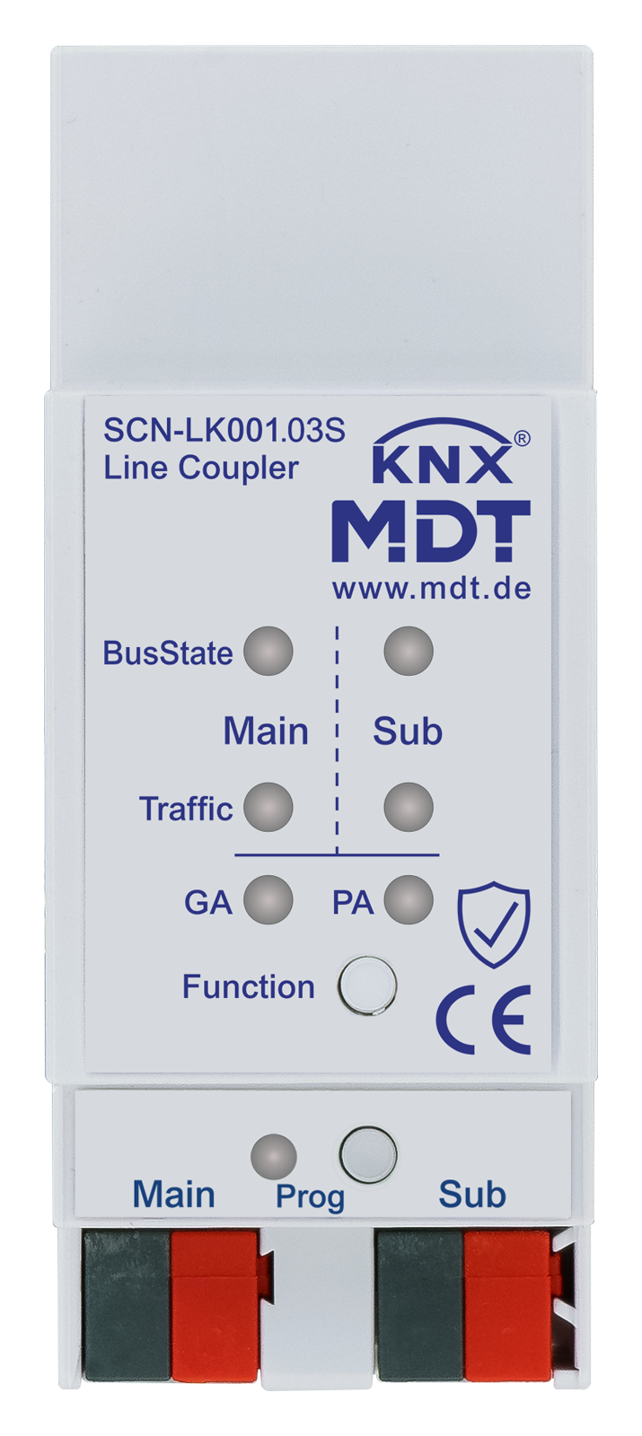 KNX Line Coupler with Data Secure and proxy function, 2 SU MDRC