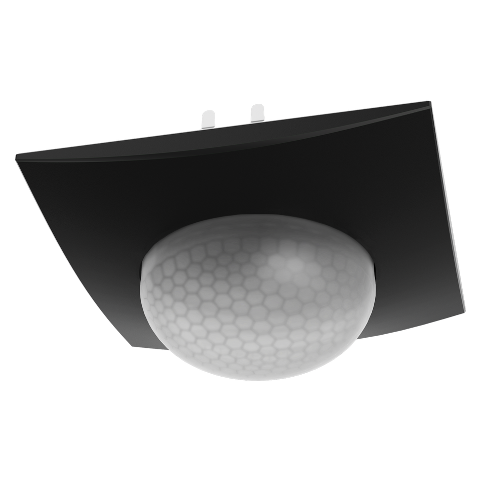 KNX Presence Detector 360° with 3 sensors, Black matt finish