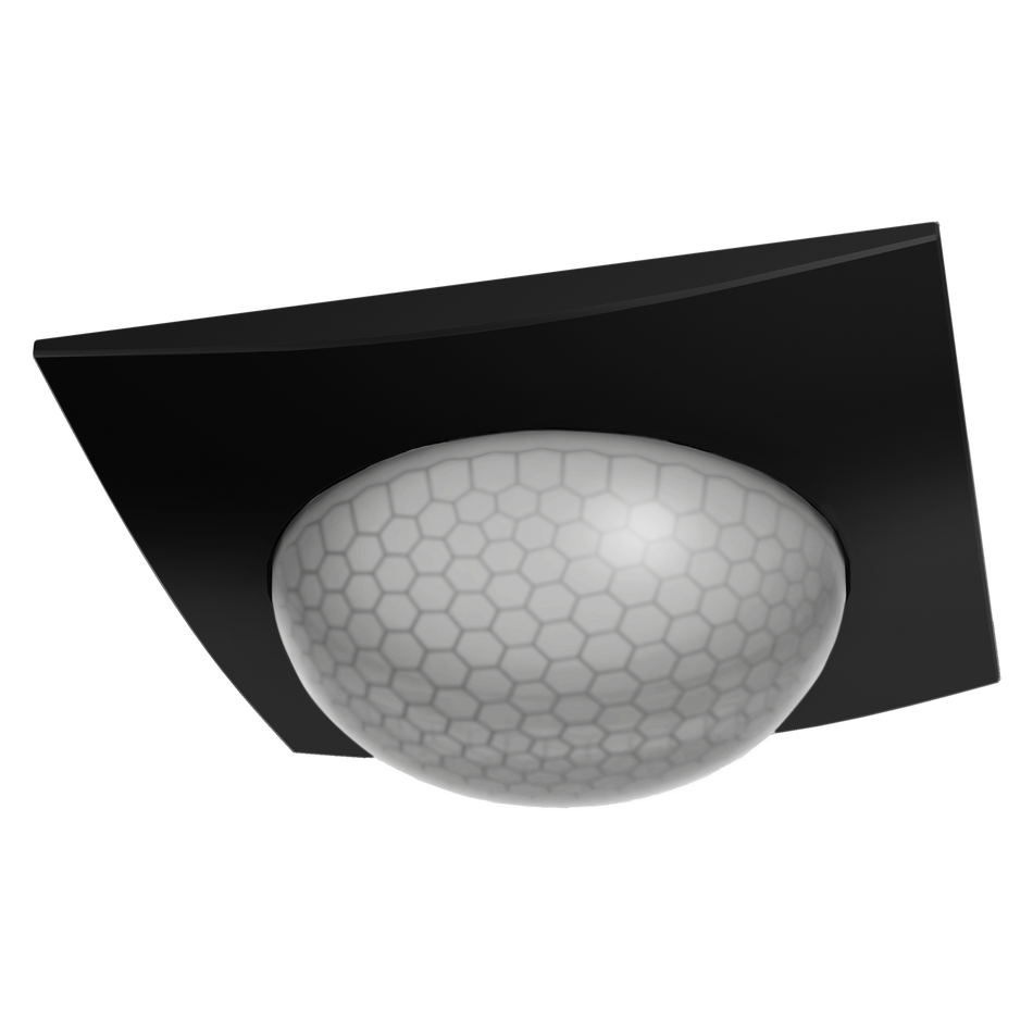 KNX Presence Detector 360° with 4 sensors, Black matt finish