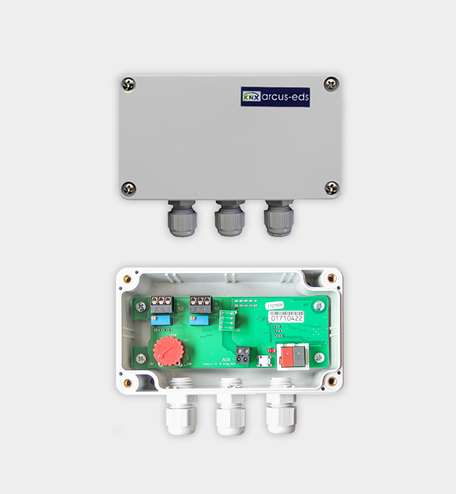 SK08-AN2 - KNX Analog Input Module, 2 x 0-10 V, Surface Mount, IP54/65