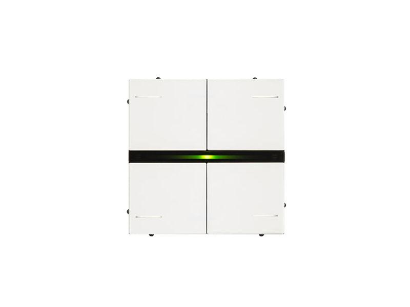 Eelectron SO04L02KNX-1 KNX push sensor LITE 4-fold – white