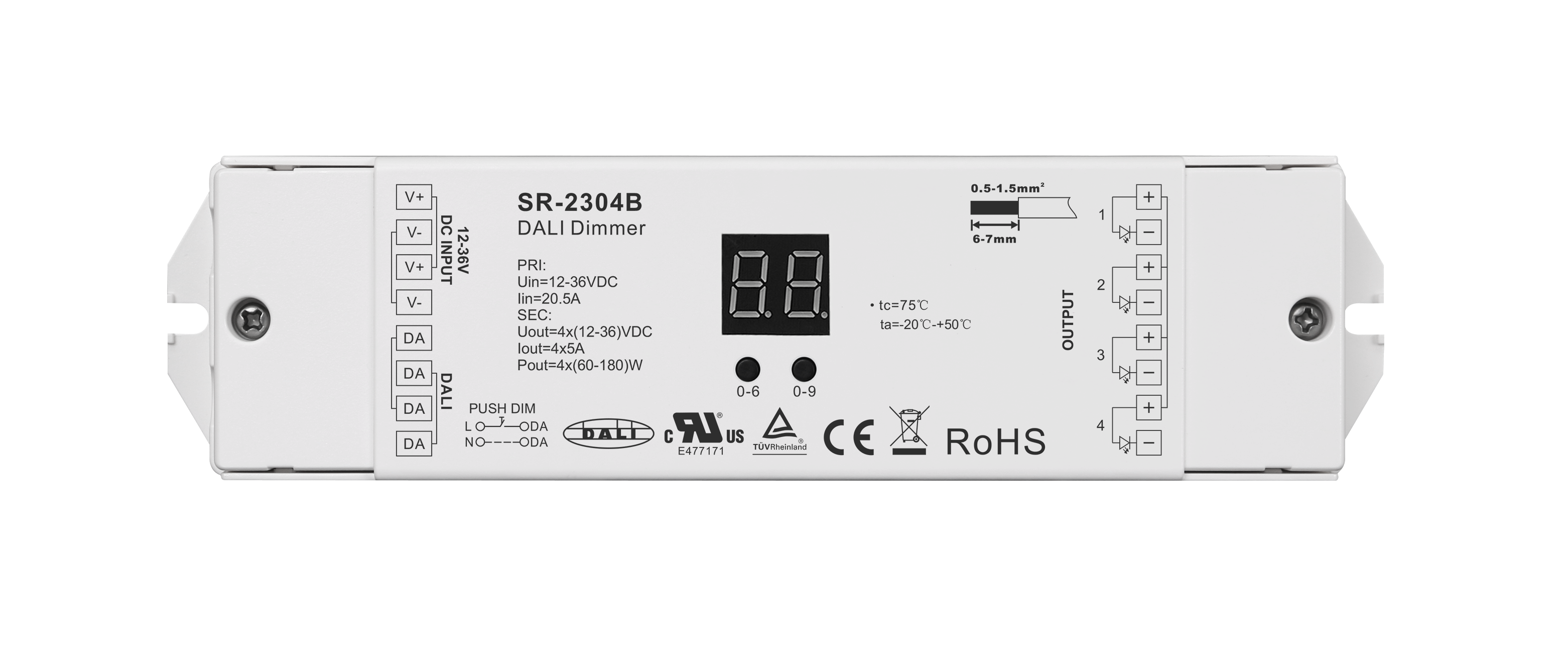 Universal series DALI dimmer