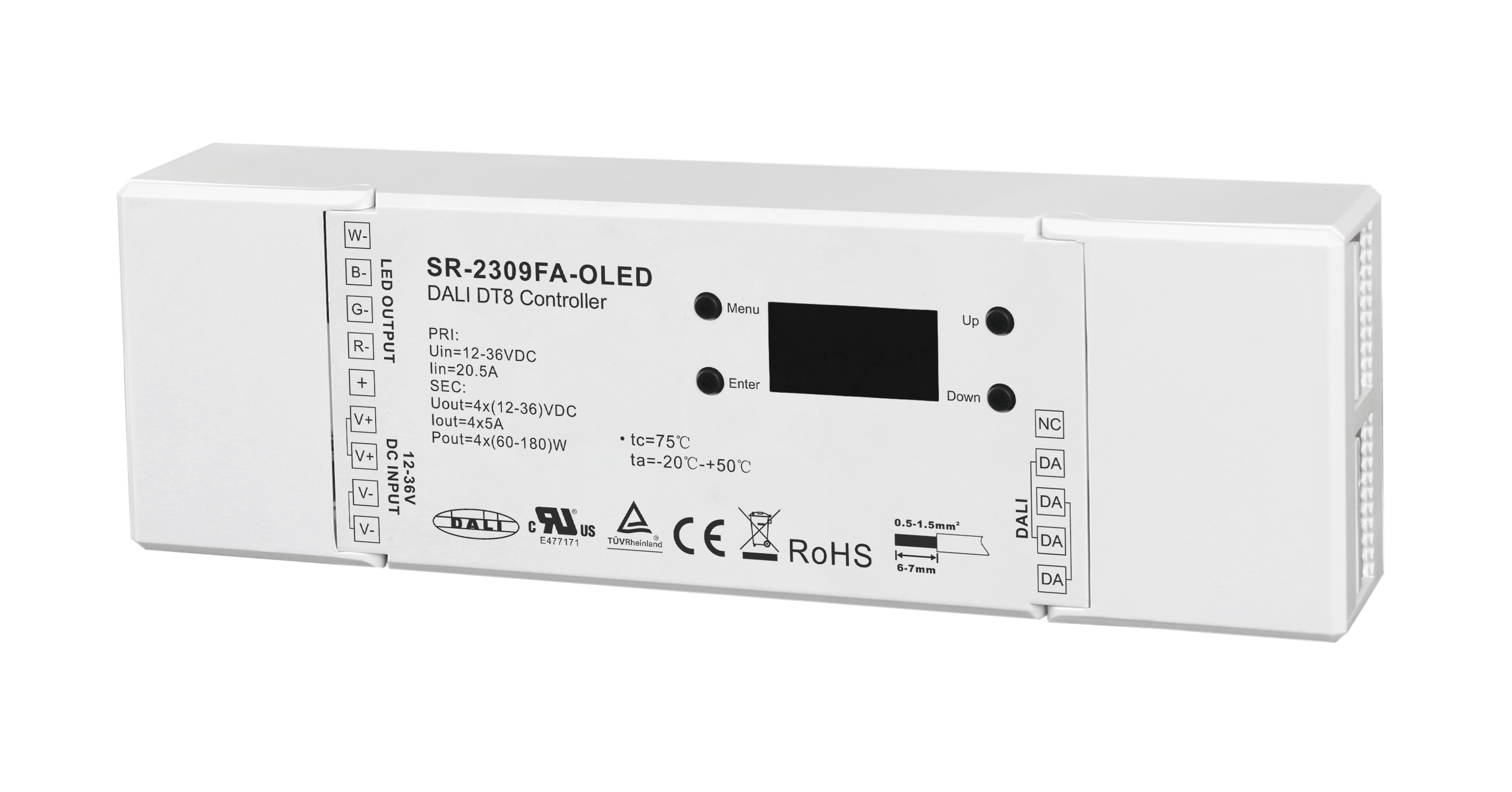 4 Channels DALI DT8 Dimmer with Built-in Master Function