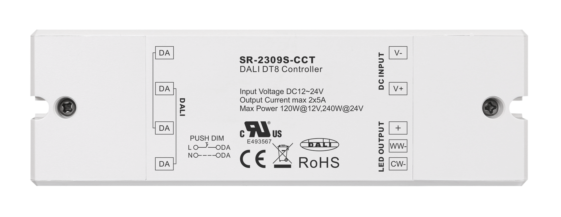 DALI DT8 Dual Color LED Dimmer