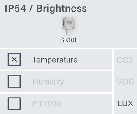 SK10L-TC-L - KNX Brightness Sensor with Controller and PT1000 Input, Probe Not Included