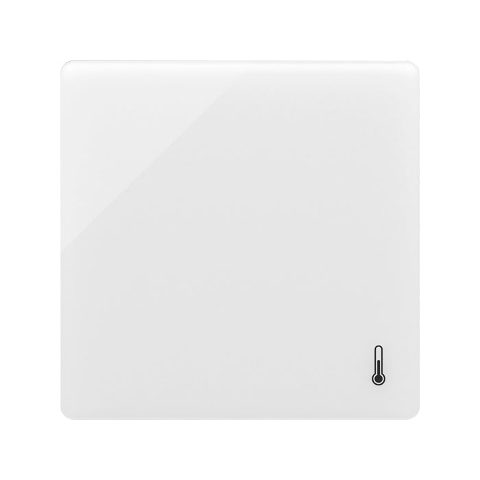 Wall mounted temperature probe, GLASS white