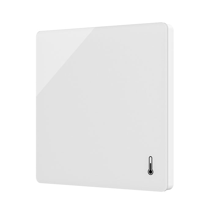 Wall mounted temperature probe, GLASS white