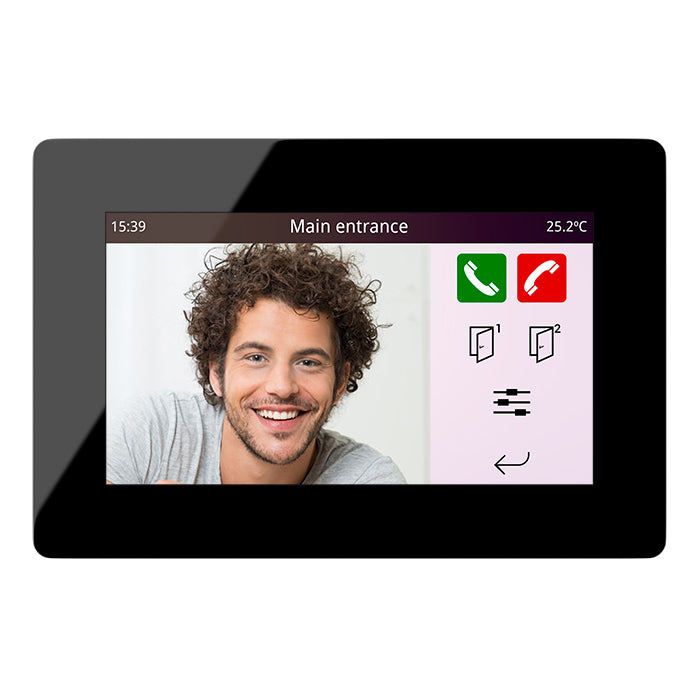 IDDERO VERSO INDOOR 4.3" Touch panel, GLASS black