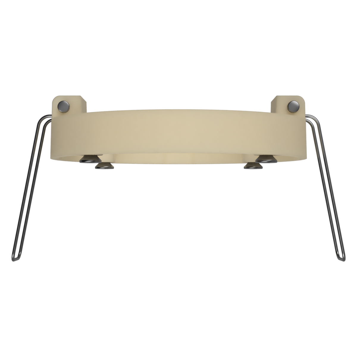 MDT assembly insert with retaining springs for hollow ceilings