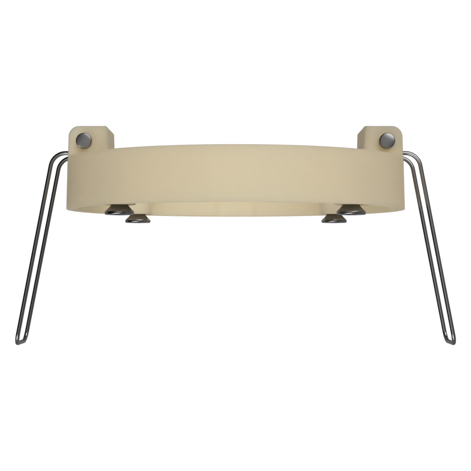 MDT assembly insert with retaining springs for hollow ceilings
