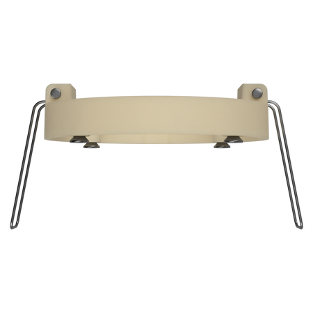 MDT assembly insert with retaining springs for hollow ceilings
