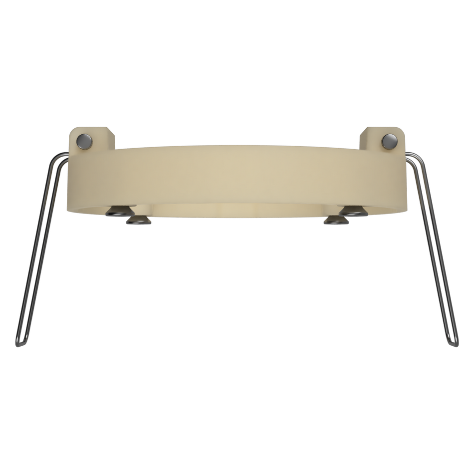 MDT assembly insert with retaining springs for hollow ceilings