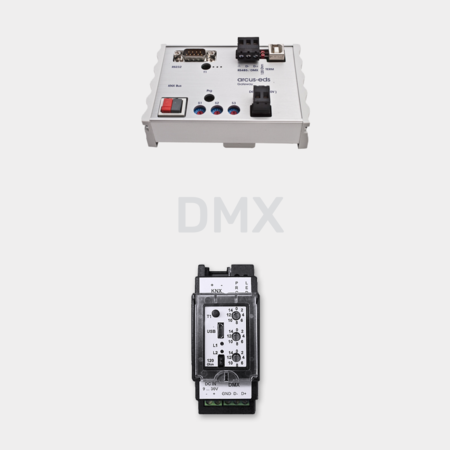 KNX-GW2-DMX-6TE - KNX to DMX512 Gateway, 512 Channels, 6-Module DIN Rail